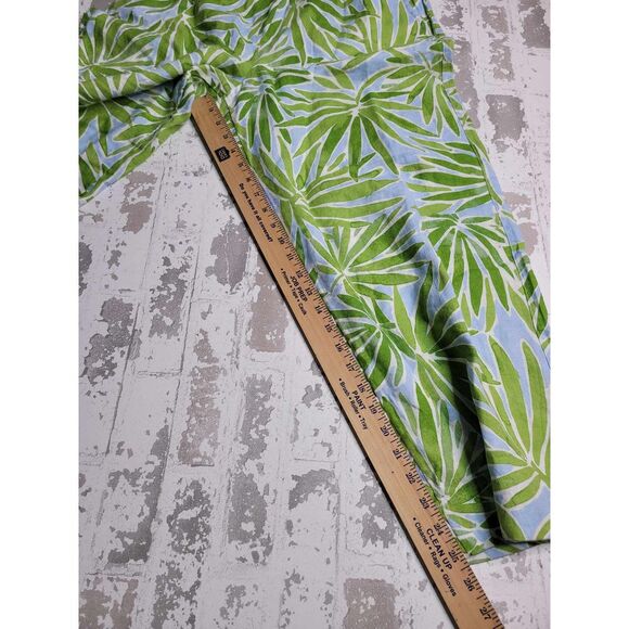 3529 Sigrid Olsen 100% Linen Floral Pants Women's Medium - Picture 3 of 5